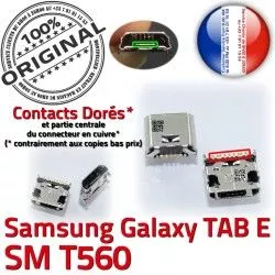 souder USB Micro de à Chargeur Samsung Pins SM Connecteur E TAB inch Galaxy 9 Dock Prise T560 Dorés Connector ORIGINAL SM-T560 charge