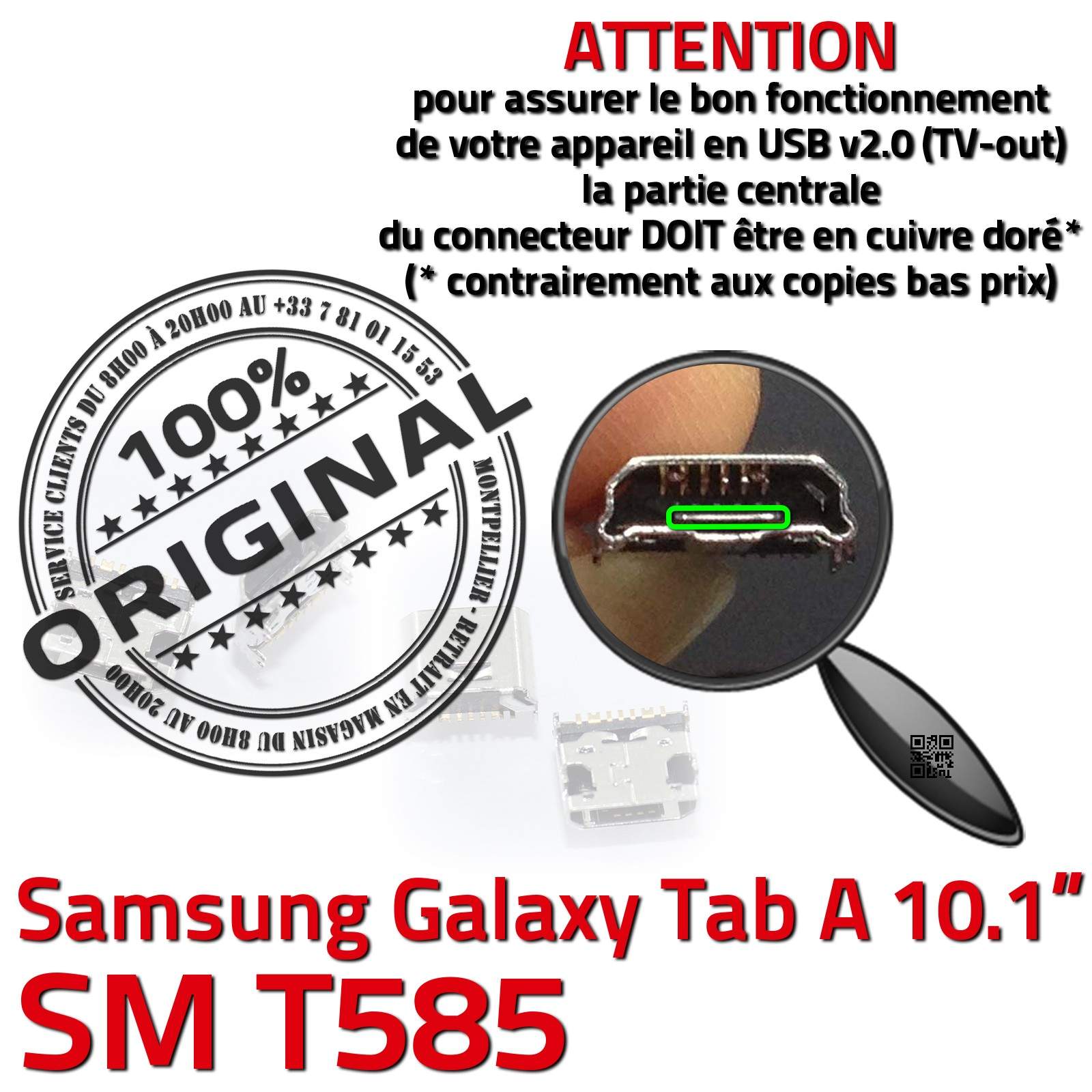 Chargeurs pour Samsung Galaxy Tab A 10.1 2019