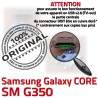 Samsung Core SM G350 Micro USB ORIGINAL SM-G350 souder Qualité Connector Galaxy à Pins Dock MicroUSB Fiche Plus Dorés de Chargeur Prise charge