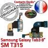 SM-T315 USB TAB3 Prise Charge Réparation 3 Fiche Nappe SM T315 Port Qualité Connecteur MicroUSB de TAB Galaxy Microphone ORIGINAL Chargeur Samsung