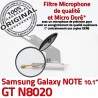 Samsung Galaxy GT-N8020 NOTE Ch Chargeur Qualité ORIGINAL Micro Contacts OFFICIELLE Connecteur de Charge Réparation USB GT Nappe Dorés N8020