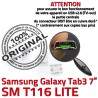 Samsung Galaxy Tab3 SM-T116 USB Connector souder Qualité Fiche MicroUSB Pins charge de Prise ORIGINAL Chargeur Dock TAB3 à Dorés SLOT