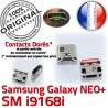 Samsung Galaxy NEO GT-i9168i USB Connector Dock SLOT Fiche souder ORIGINAL Qualité Prise charge Chargeur Pins Plus Dorés MicroUSB à