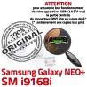 Samsung Galaxy NEO GT-i9168i USB SLOT souder charge Pins MicroUSB Qualité Fiche Connector Plus ORIGINAL Chargeur Dorés Dock à Prise
