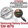 Samsung Galaxy i879 USB à Dorés Connector Qualité Prise GT Dock Pins souder charge Connecteur de Grand ORIGINAL Micro Chargeur