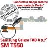 Samsung Galaxy TAB A SM-T550 C T550 Nappe SM ORIGINAL MicroUSB OFFICIELLE Doré Chargeur Connecteur Réparation de Qualité Charge Contact