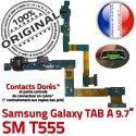 Samsung Galaxy TAB A SM-T555 C ORIGINAL T555 Connecteur OFFICIELLE Contact de Doré Charge Nappe Chargeur SM MicroUSB Réparation Qualité
