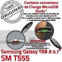 Samsung Galaxy TAB A SM-T555 HP T555 Charge Connecteur Nappe de Flex Haut Bouton HOME Parleur SM ORIGINAL Chargeur Réparation OFFICIELLE