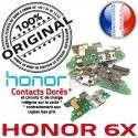 Honor 6X Microphone Nappe Micro JACK Charge OFFICIELLE Câble ORIGINAL RESEAU Chargeur Antenne Prise Qualité de USB Connecteur