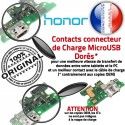 Honor 6X JACK Haut-Parleur PORT Micro Chargeur OFFICIELLE Antenne Nappe Câble USB Téléphone Charge Qualité ORIGINAL Microphone