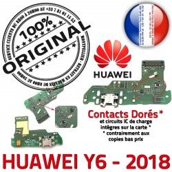 Prise DOCK ORIGINAL Y6 USB Qualité 2018 Chargeur Micro Câble Microphone Huawei Branchement PORT Nappe OFFICIELLE Antenne Charge