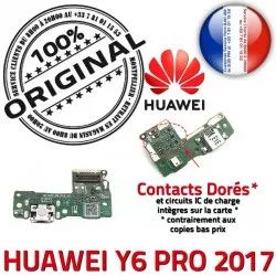 de 2017 MicroUSB Charge Huawei Microphone Connecteur Câble Chargeur Antenne JACK Prise PRO Y6 Nappe RESEAU PORT ORIGINAL Qualité