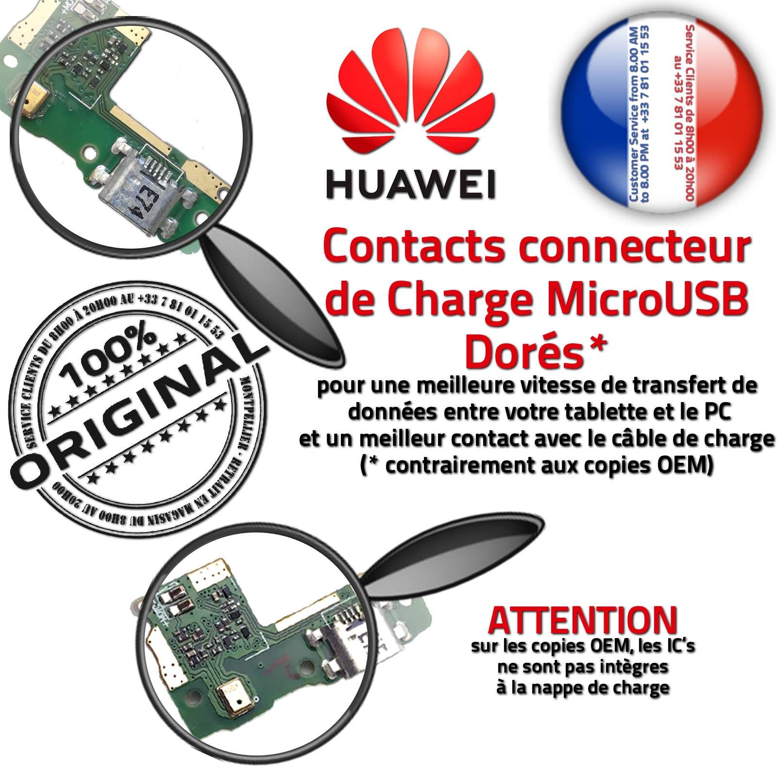 Remplacement Écouteurs Sonde Filtre Haut-Parleurs Connecteur de Charge Rapide ORIGINAL Nappe Qualité Microphone Huawei Y6 PRO 2017 Changer Câble Prise Alimentation PORT Téléphone AUDIO Type-C Réparation Chargeur Micro USB Origine Réseau Antenne SMA JACK