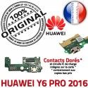 Huawei Y6 PRO 2016 Prise Alim Téléphone ORIGINAL Alimentation Nappe Charge USB Chargeur Qualité JACK Antenne Micro Câble Microphone