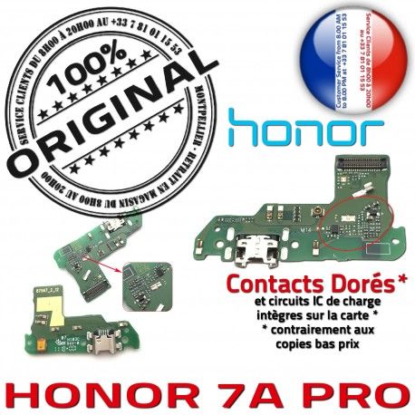 Honor 7A PRO USB Micro Prise ORIGINAL Chargeur Câble Antenne de JACK OFFICIELLE Connecteur Microphone Nappe Charge MicroUSB RESEAU Qualité