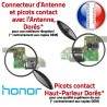 Honor 8 Branchement ORIGINAL OFFICIELLE Câble Microphone Chargeur Téléphone Antenne Prise USB Charge Qualité Type-C PORT Nappe