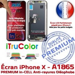 Liquides A1865 Écran Affichage iPhone True Apple inCELL Vitre SmartPhone PREMIUM pouces Cristaux 3D HD LCD 5,8 Tone Super Retina