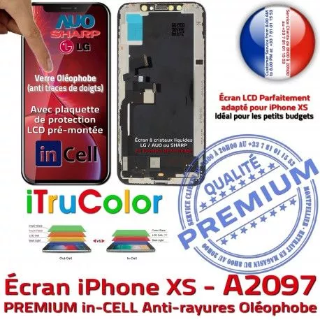 Vitre Apple in-CELL iPhone A2097 inCELL PREMIUM LCD 5,8 HD Retina Écran Liquides Super Cristaux pouces True Affichage 3D SmartPhone Tone