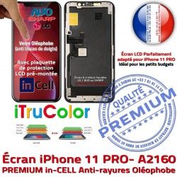 HDR Liquides Écran SmartPhone A2160 Remplacement Cristaux Verre PREMIUM iPhone Apple Multi-Touch Oléophobe 3D LCD in-CELL Touch inCELL