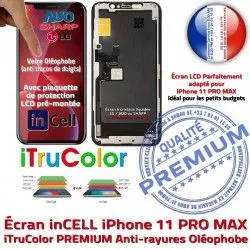 iPhone 11 Liquides MAX Écran PREMIUM sur LCD Affichage Complet inCELL Cristaux SmartPhone Retina pouces Châssis Super PRO Apple 6,5