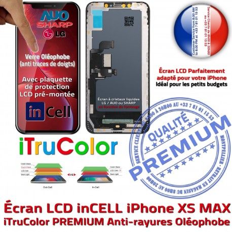 Apple LCD Assemblé iPhone XS MAX 6,5 Tactile SmartPhone Super True Retina Tone Affichage Verre PREMIUM Complet Qualité Écran inCELL Réparation