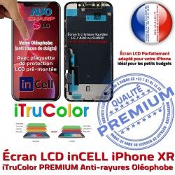Affichage Tone in-CELL iPhone iTrueColor HDR Oléophobe LCD inCELL Tactile True Apple SmartPhone XR Verre PREMIUM Écran LG Multi-Touch