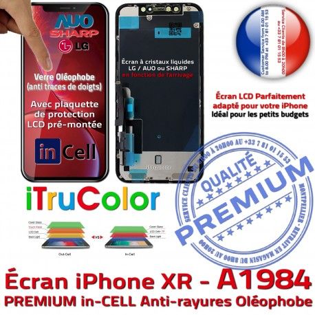 LCD inCELL iPhone A1984 Cristaux HD Touch SmartPhone Super PREMIUM Écran Apple iTruColor Retina 3D Réparation 6,1 Liquides inch