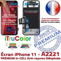 iPhone SmartPhone Oléophobe Touch in-CELL Remplacement Verre A2221 Multi-Touch Écran PREMIUM Cristaux 3D inCELL HDR Liquides LCD Apple