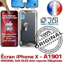 pouces OLED Apple Vitre True X SmartPhone ORIGINAL sur Retina A1901 Affichage Super iPhone KIT Remplacement Écran 5,8 Châssis Tone soft