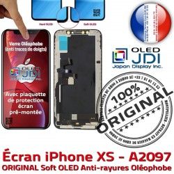 KIT Écran Super SmartPhone Retina Châssis sur Remplacement Vitre soft 5,8 iPhone OLED Assembl ORIGINAL A2097 Complet XS Qualité Touch in