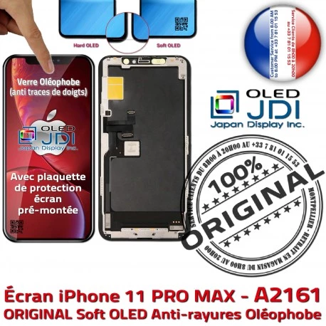 OLED iPhone A2161 soft HD Super Qualité Verre ORIGINAL Réparation Écran True Affichage PRO MAX SmartPhone Retina Tactile Tone 11