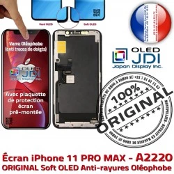 Écran KIT Touch A2220 Remplacement Multi-Touch ORIGINAL soft Apple 3D iPhone Verre SmartPhone OLED Châssis sur Assemblé Complet