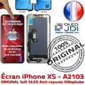 iPhone A2103 Écran Complet OLED Oléop XS Apple MAX Multi-Touch SmartPhone Châssis Touch sur ORIGINAL 3D soft HDR Verre