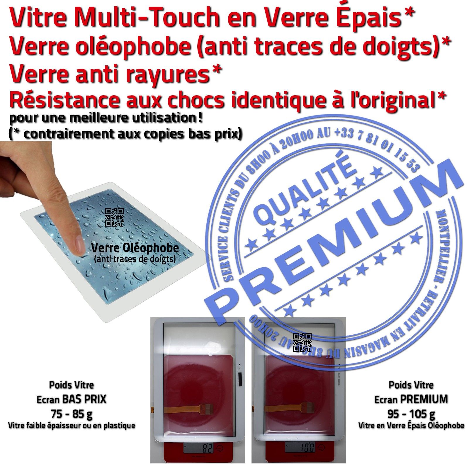 Changer Vitre Tactile Blanche Verre Assemblée Changement Écran Complet Blanc Installer Qualité PREMIUM Protection Film Tablette TAB 2 Galaxy P5100 TAB2 5100 GT-P5100 Samsung Démontage Installation KIT Adhésif Prémonté Precollé Réparation Remplacement