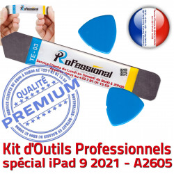 PRO iLAME Qualité KIT Tactile Vitre Professionnelle iSesamo Réparation Remplacement 2021 Démontage iPad Compatible 10.2 inch Outils A2605 Ecran