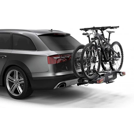EasyFold Thule porte-vélos 2 sur attelage pour boule 2 vélos XT2 XT Plateforme noir/aluminium 933100