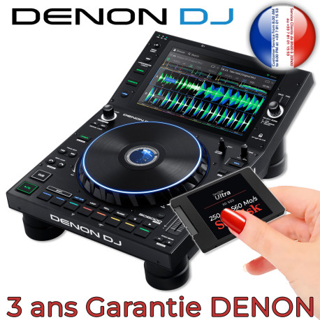 Denon SC6000 prime Haut Console Lecteur Mixage Disque de 560 DJ OFFERT SSD Gamme Prime Mo/s -