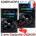 PACK 2 x Denon SC6000 PRIME Gamme 560 SSD Haut - Disque Consoles DJ OFFERT SOLDES Mixage Prime Mo/s de Platines