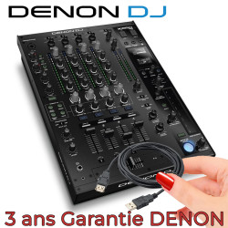 Haut Table et exceptionnelle haut polyvalence 4 gamme : Performances DJ mixage de X1850 Denon Voies Gamme PRIME