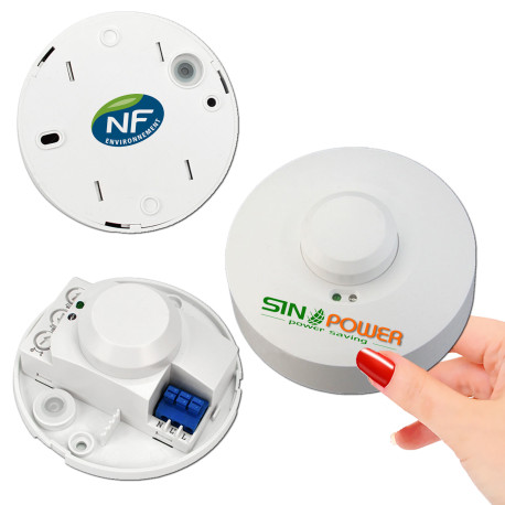 Capteur de Présence SINOPower énergie Éclairage Ampoules Fréquence Mouvement Automatique LED Hyper 360° HF Luminaire Lampe Micro-Ondes Détecteur Économie