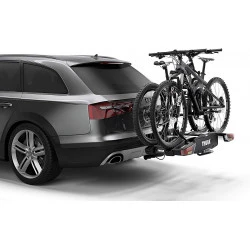 porte-vélos Thule noir/aluminium 2 vélos XT2 XT attelage boule 933100 2 pour sur EasyFold Porte-vélos Plateforme