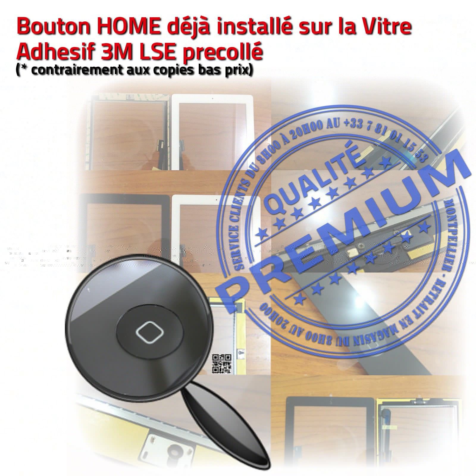 KIT Vitre Tactile iPad4 A1458 Blanc Écran Verre Assemblé Outils Joint Contour