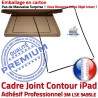 Joint Plastique iPad N ABS Cadre Autocollant Tactile Precollé Apple Contour Châssis Adhésif Noir Ecran Réparation Tablette Vitre