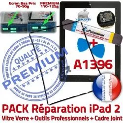 Tablette Noire HOME KIT Precollé PACK A1396 iPad2 Bouton iPad iLAME Cadre Tactile 2 Apple N Verre Joint Vitre Réparation Outils Chassis Adhésif