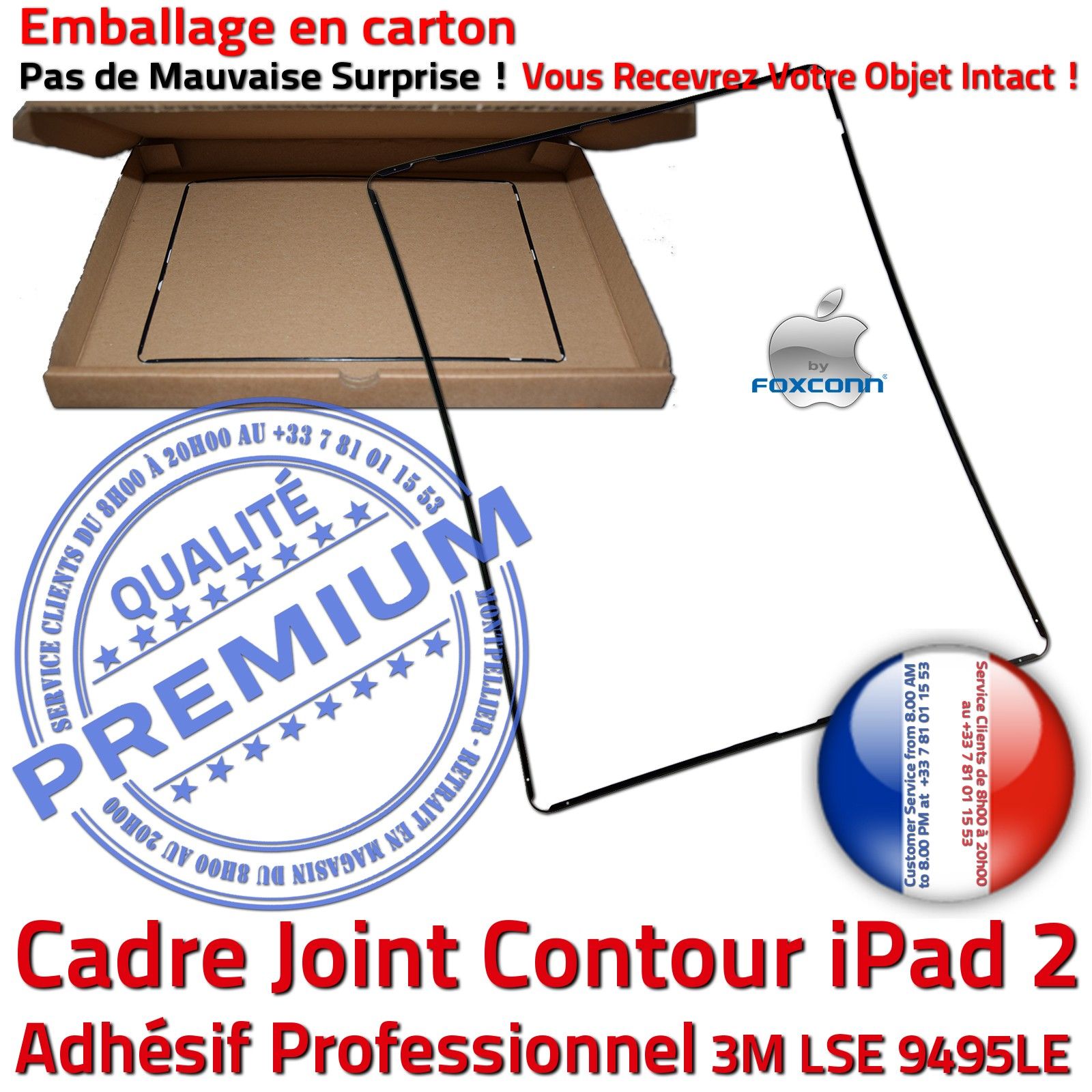 PACK iPad 2 A1396 iLAME Joint N