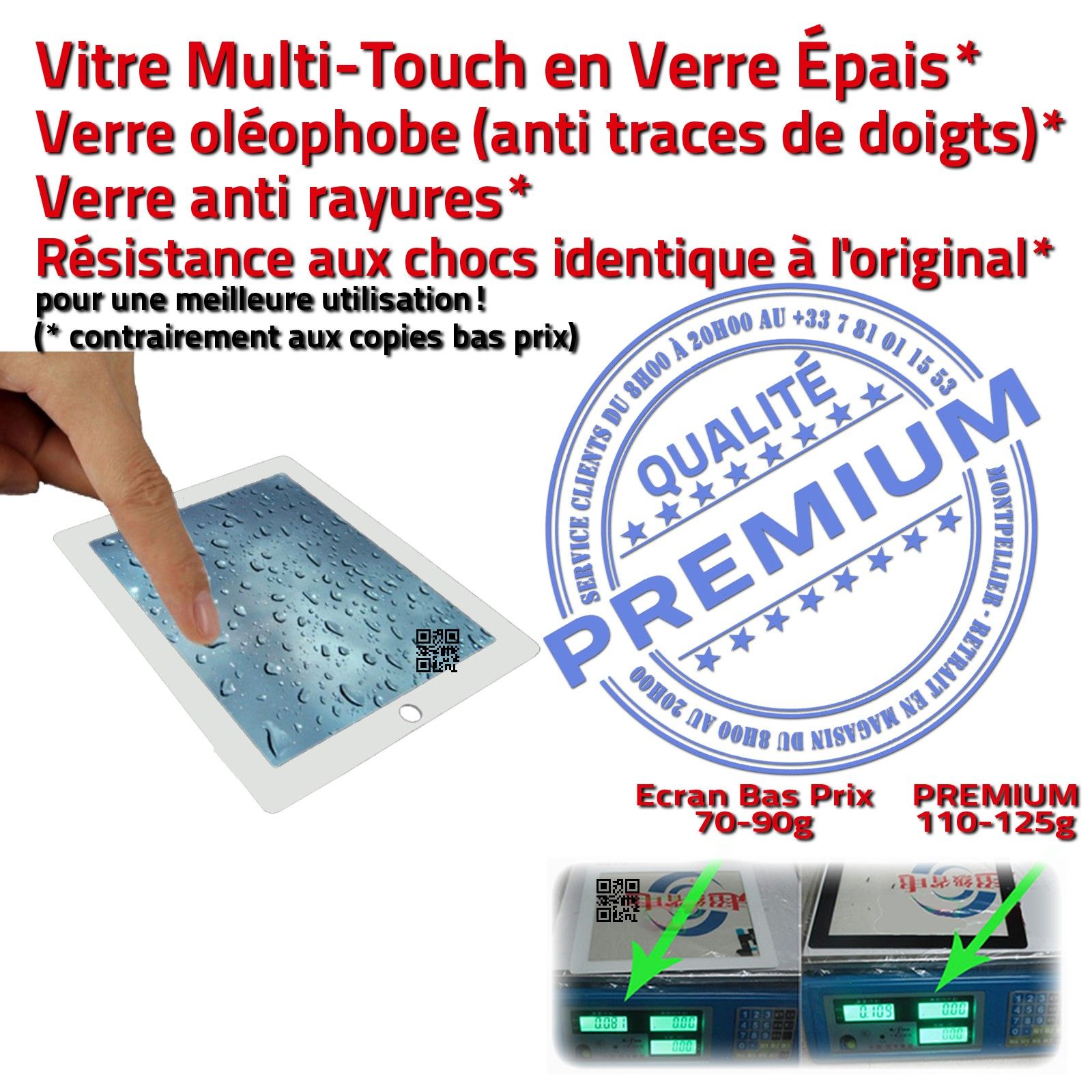 Bouton Home Precollé Autocollant Contour Vitre Blanche Verre Qualité KIT Outils iLAME Outillage PACK Réparation Remplacer Châssis Remplacement Ecran Blanc Joint Cadre Plastique Changer Nappe Tactile Adhésif Frame iPad2 A1397 Tablette iPad 2 Apple