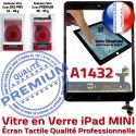 iPad Mini1 A1432 Noir Caméra Nappe Ecran Tactile Fixation Filtre Adhésif Home Oléophobe Monté Tablette Vitre Verre Bouton Réparation