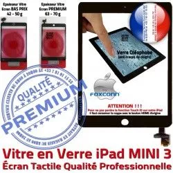 Tactile Mini3 Fixation Monté Ecran A1601 Noir Vitre Adhésif Oléophobe Caméra Home Tablette iPad Verre Bouton Filtre Réparation Nappe