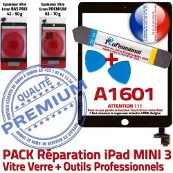 Verre Tablette A1601 Tactile Qualité 3 Precollé PACK PREMIUM Réparation Outils Adhésif ID Attention N MINI Mini Vitre iPad KIT Touch Noire