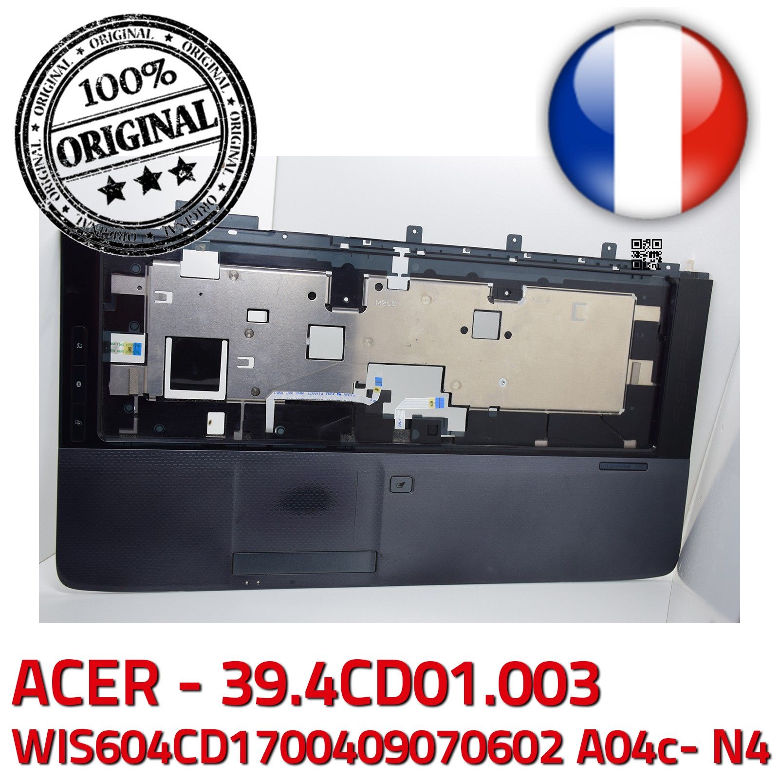 Acer ASPIRE TOUCHPAD Boutons Mouse Cover KeyBoard Frame PC Portable WIS604CD1700409070602 A04c- N4 39.4CD01.003 JM70 50.4CD05.01